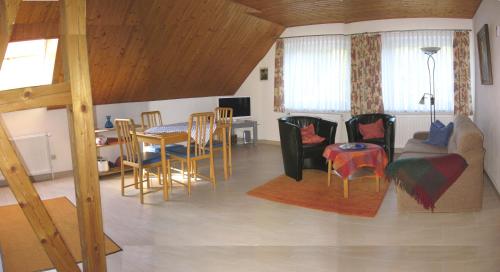 Et opholdsområde på Appartements Am Hexenstieg