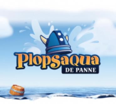 a logo for a pokemon game with a hat at De Panne Plaza in De Panne