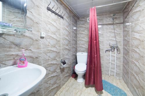 Koupelna v ubytování Guest Houze Nona