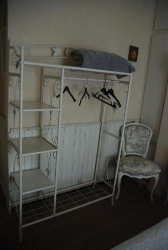Двухъярусная кровать или двухъярусные кровати в номере Les Fleurs