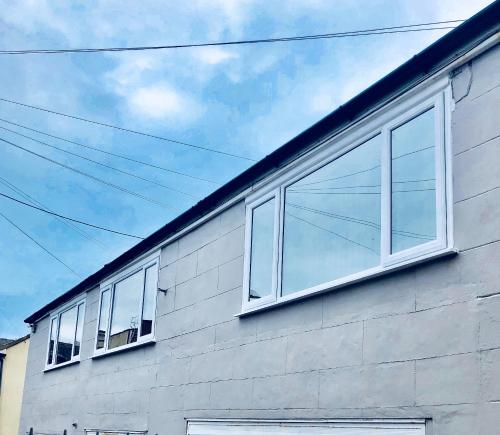 Bygningen som lejligheden ligger i