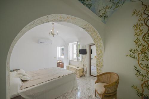 Phòng tắm tại Tragara 12C Art House, Capri