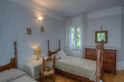 Ліжко або ліжка в номері Appartamento in Villa a 5 KM dal mare