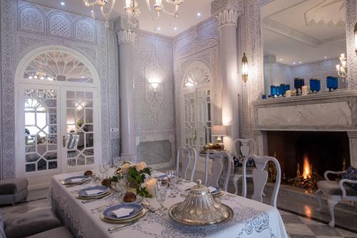 Un lugar para sentarse en Riad Dar El Malaika