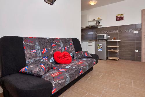 Χώρος καθιστικού στο Apartmani B&B