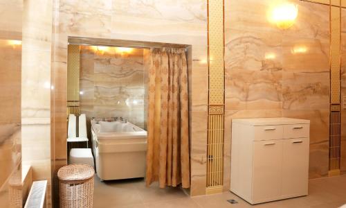 Koupelna v ubytování Spa Hotel Purkyně