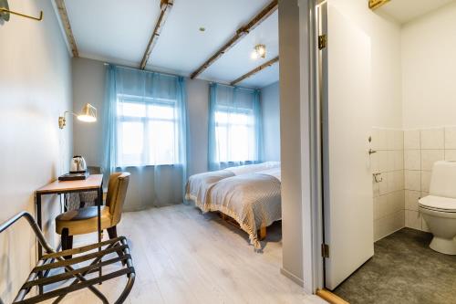Koupelna v ubytování Englendingavík Homestay
