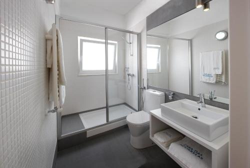 Ванна кімната в Casa das Aguarelas