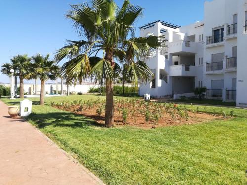 Jardin de l'établissement Appart marina saidia ap8