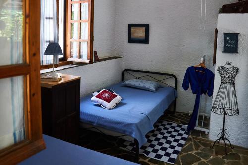 Ein Bett oder Betten in einem Zimmer der Unterkunft Moorea Country Houses