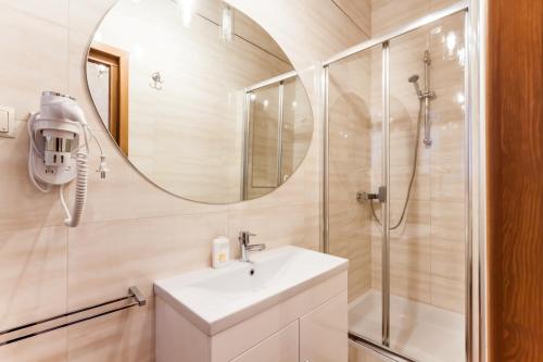 Kúpeľňa v ubytovaní Aparthotel Oberża