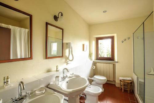 Koupelna v ubytování Villa Toscana Il Capiteto