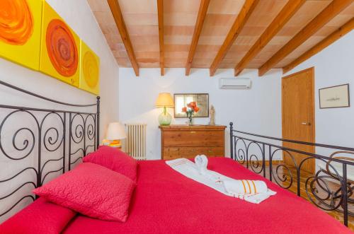 Katil atau katil-katil dalam bilik di Sa Caseta (Caseta)