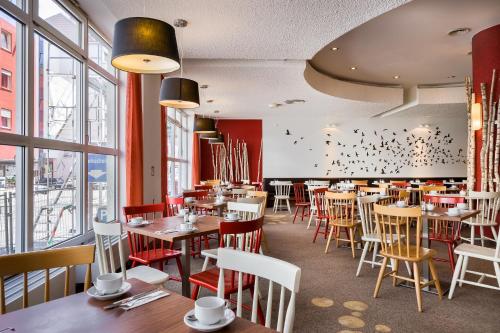 En restaurant eller et andet spisested på Sure Hotel by Best Western Muenchen Hauptbahnhof