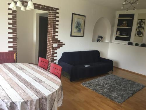 Postel nebo postele na pokoji v ubytování Ferienhaus Miklin