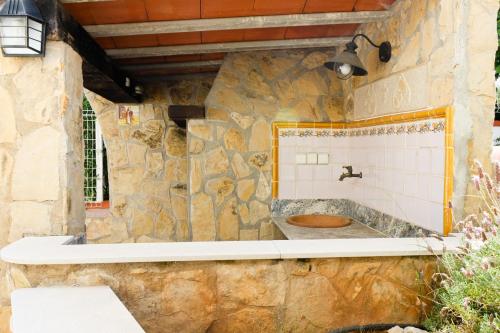 Un baño de Chalet Suiza