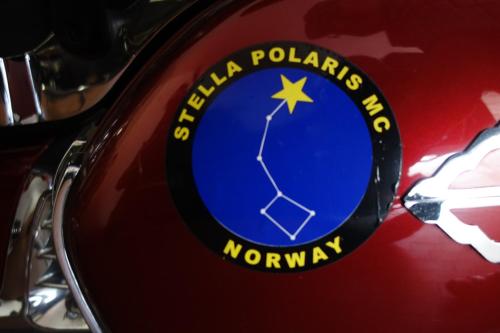 a sticker on the side of a car with the monday sign at Hotel Galles in Paluzza
