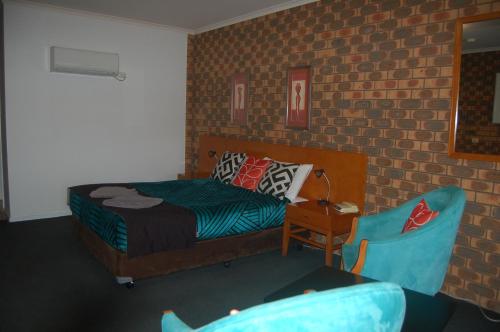 Χώρος καθιστικού στο Horsham Mid City Court Motel