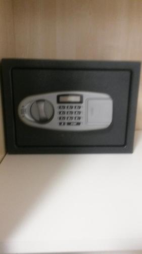 a microwave on top of a counter at Luxury Apartments Mia in Podstrana