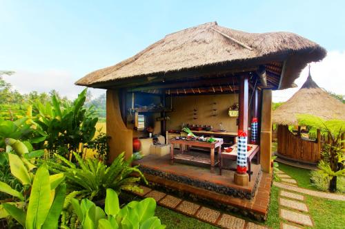 Zahrada ubytování De Klumpu Bali Eco Tradi Stay