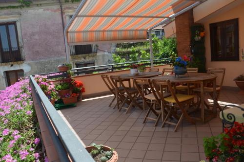 Un balcón o terraza en Trentinara Cilento