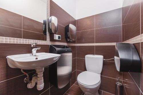 Ένα μπάνιο στο Hostel Biały Dom