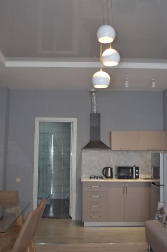Cuina o zona de cuina de appartamenti premium