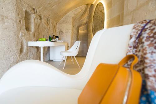 Area soggiorno di Aquatio Cave Luxury Hotel & SPA