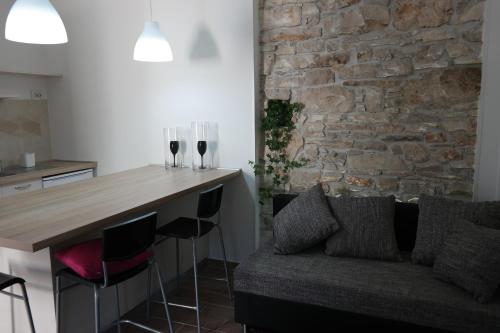 Posezení v ubytování Apartments Hedona