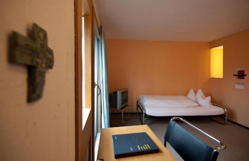 Letto o letti in una camera di Akademie der Dioezese