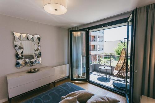 Кът за сядане в Eight - Luxury Apartment with Beautiful View