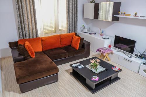 A seating area at Ariadnes Apartments