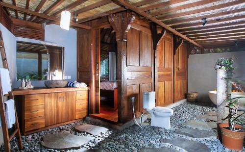 Koupelna v ubytování Villa Sindu Ubud