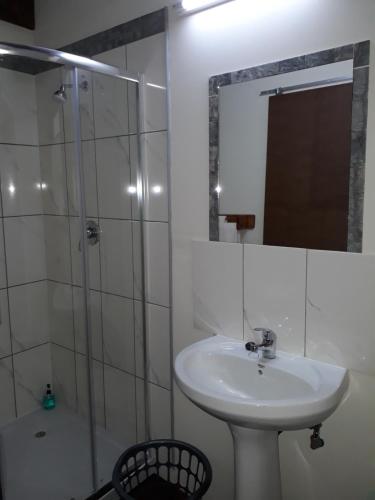 Koupelna v ubytování Protea B&B