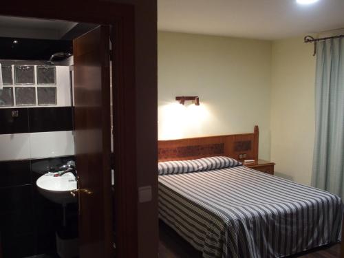 Hotel El Tablazoにあるベッド