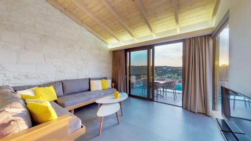 Un lugar para sentarse en Lofos Village Chania