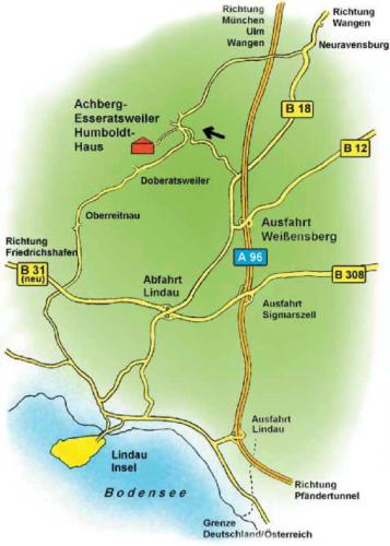 a map of the amazonazonazonazonazonazonazonazonazonazonazon at Humboldt-Haus in Achberg