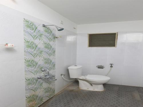 Koupelna v ubytování Maruthi Residency