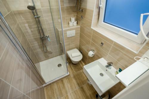 Koupelna v ubytování Apartmani Kristijan