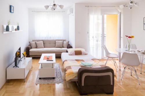 Ruang duduk di Apartmans Centar
