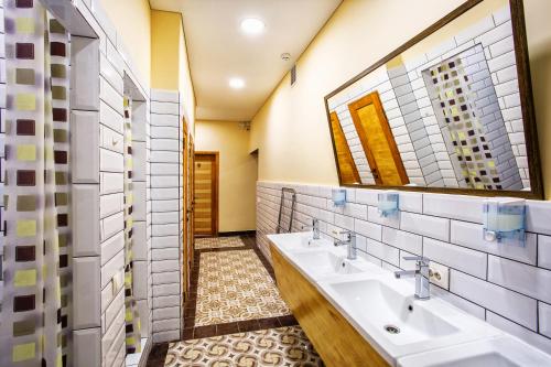 Koupelna v ubytování Hostel Tarnopil