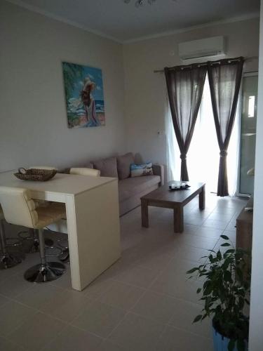 Χώρος καθιστικού στο Venus Sea View Apartment