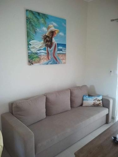 Χώρος καθιστικού στο Venus Sea View Apartment