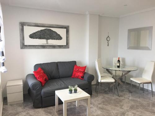 Posezení v ubytování Seafront Dream Apartment