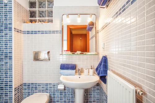 Salle de bains dans l'établissement Casa Di Mare