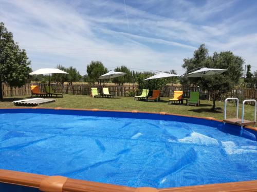 Bazén v ubytování Quinta do Freixo nebo v jeho okolí