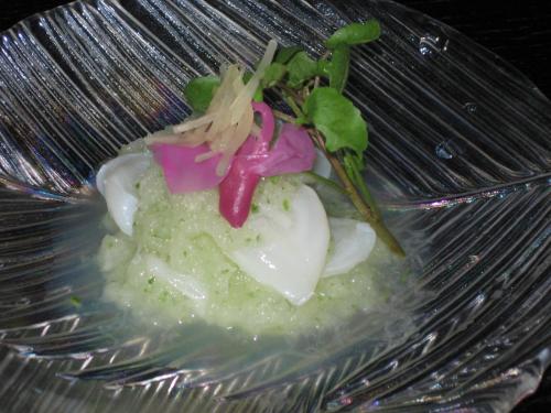 a plate of food in a clear plastic container at Yudanaka Yasuragi in Yamanouchi