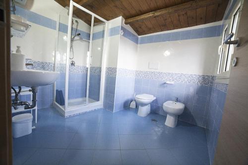 Koupelna v ubytování Hotel Arenauta