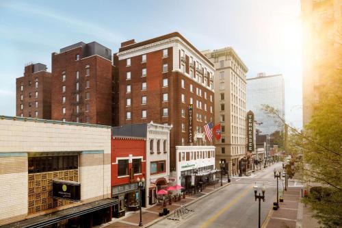 a view of a city street with tall buildings at Hyatt Place Knoxville/Downtown in Knoxville