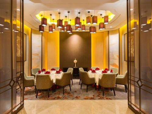 Ruang duduk di NOVOTEL Jinji Lake Suzhou SIP